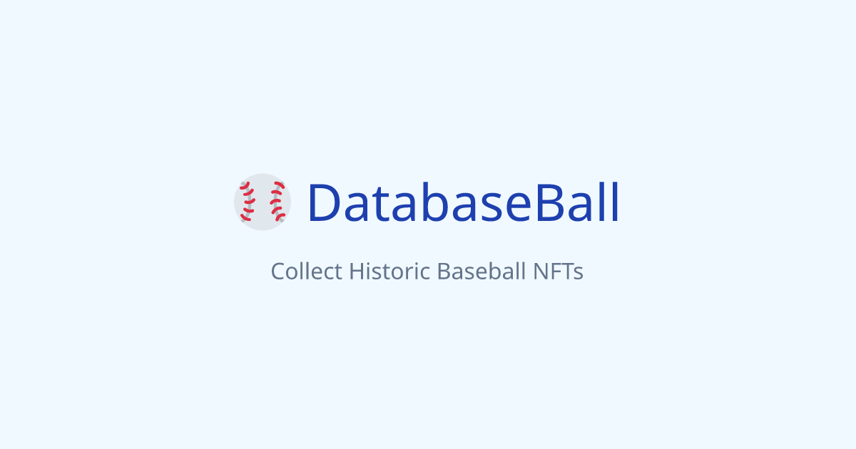 DatabaseBall - Historic Baseball NFTs - Farcaster Mini Apps